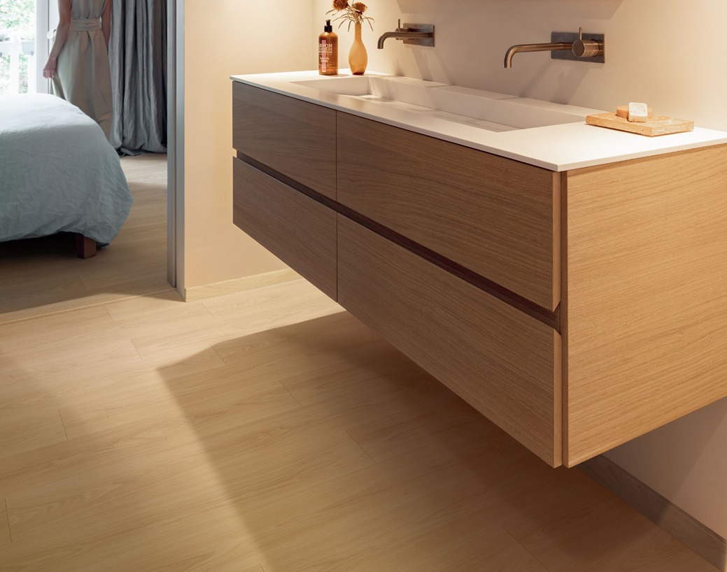 Pisos Laminados Premium Economy HDF Click. 7+2mm con manta. 190 x 1215mm. AC4. - Image 4